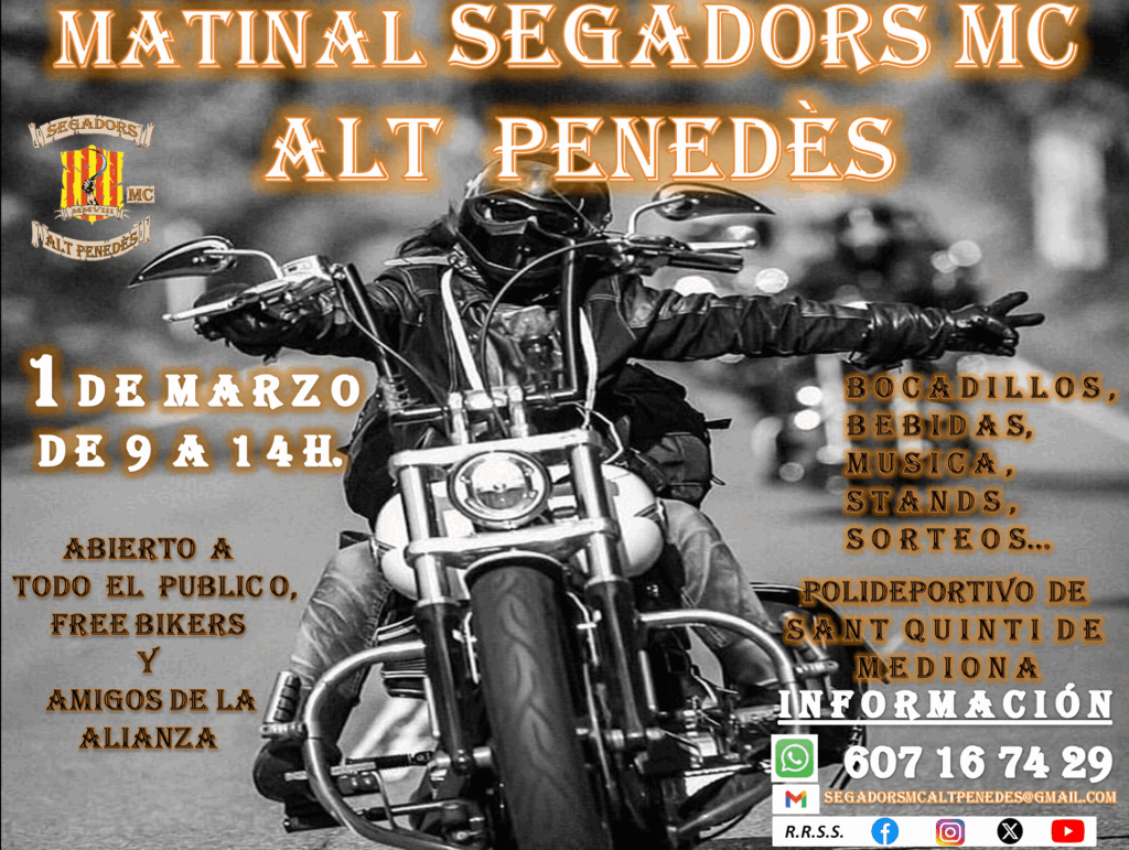 MATINAL SEGADORS MC ALT PENEDÈS 2026