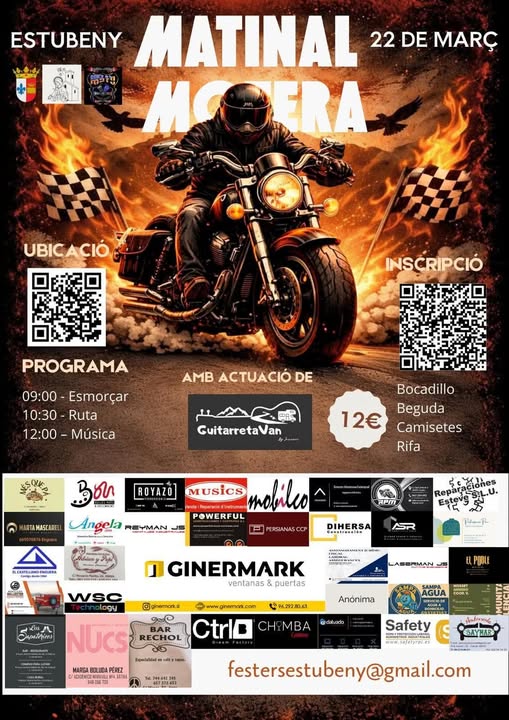 MATINAL MOTERA EN ESTUBENY 2026