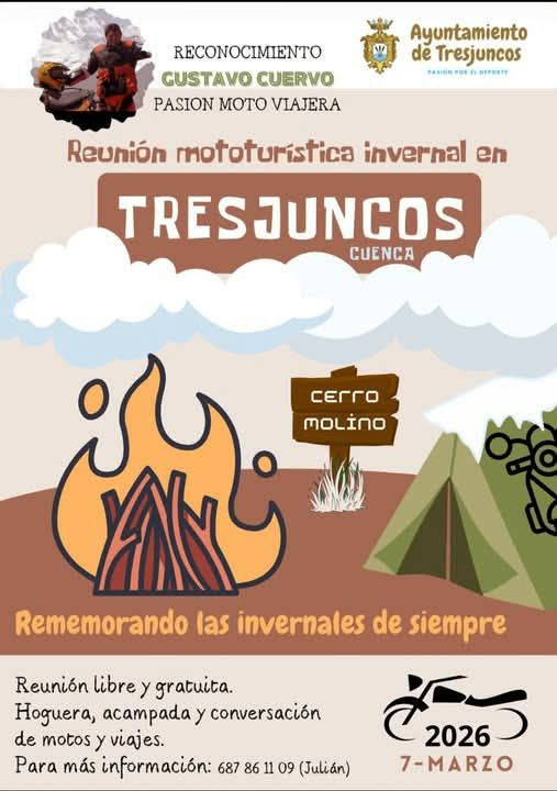 REUNIÓN MOTOTURISTICA INVERNAL EN TRESJUNCOS 2026