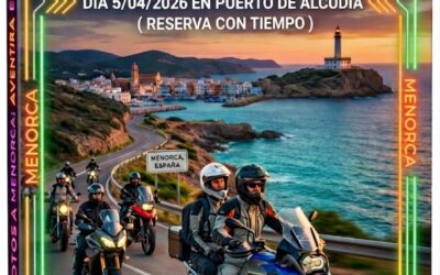 RUTA ALCUDIA – MENORCA SOBRASADA RIDERS 5 DE ABRIL 2026 ALCUDIA, PALMA DE MALLORCA