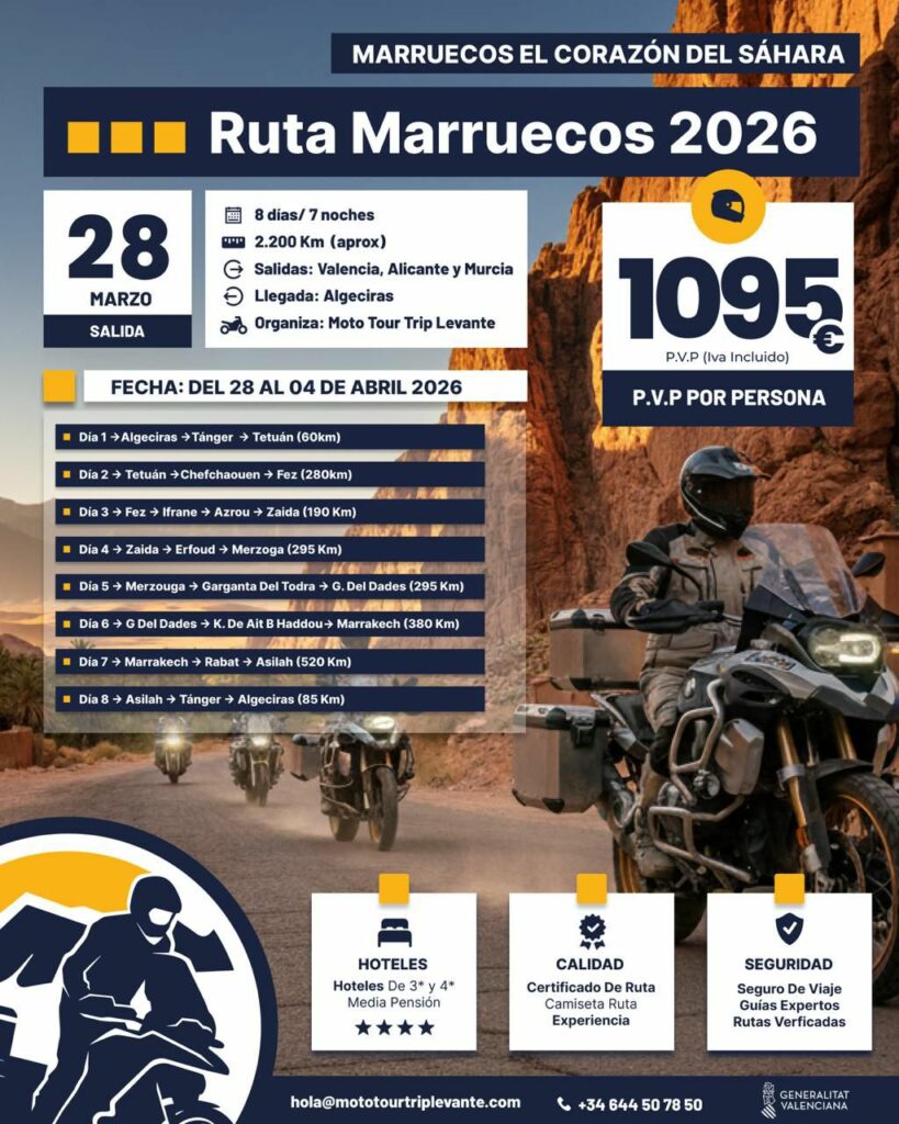RUTA MARRUECOS 2026. 28 DE MARZO 2026 EN ALGECIRAS, CÁDIZ