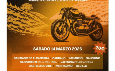 RUTA MOTERA TAGUS OESTE 14 DE MARZO 2026 SANTIAGO DE ALCÁNTARA,CÁCERES