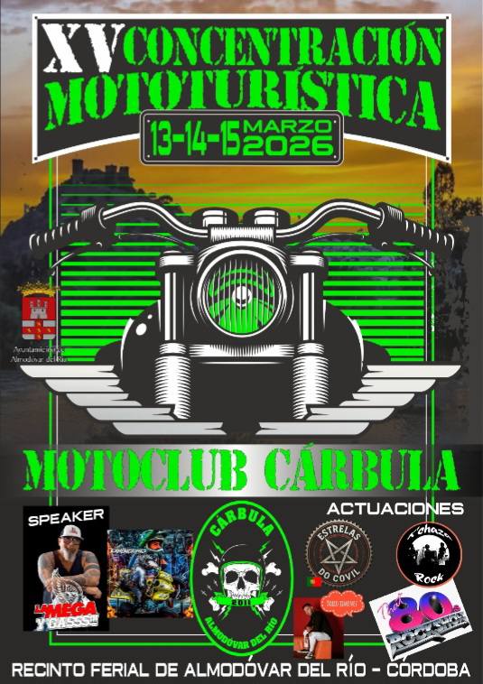 XV CONCENTRACION MOTOTURISTICA ALMODOVAR DEL RIO, CÓRDOBA