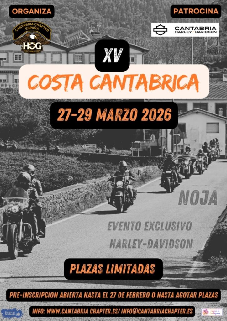 XV COSTA CANTÁBRICA DEL 27 AL 29 DE MARZO DE 2026 NOJA, CANTABRIA