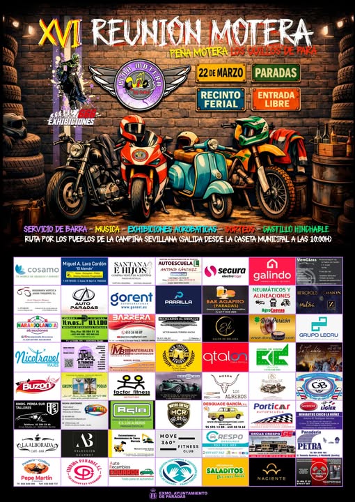 XVI REUNIÓN MOTERA DE LOS QUILLOS DE PARÁ 2026