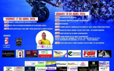 IX CONCENTRACIÓN MOTERA CASASIMARRO EN MOTO 17 Y 18 DE ABRIL DE 2026
