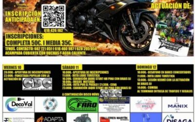 XII CONCENTRACIÓN MOTOTURÍSTICA DEL 10 AL 12 DE ABRIL DE 2026 CHANTADA, LUGO