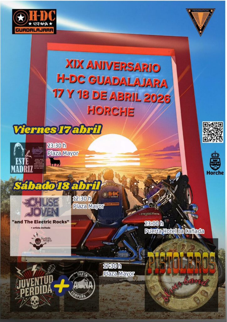 XIX ANIVERSARIO HDC GUADALAJARA, 17 Y 18 DE 2026, HORCHE, GUADALAJARA