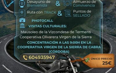 IV RUTA MOTOTURÍSTICA Y GASTRONÓMICA POR LA SUBBÉTICO