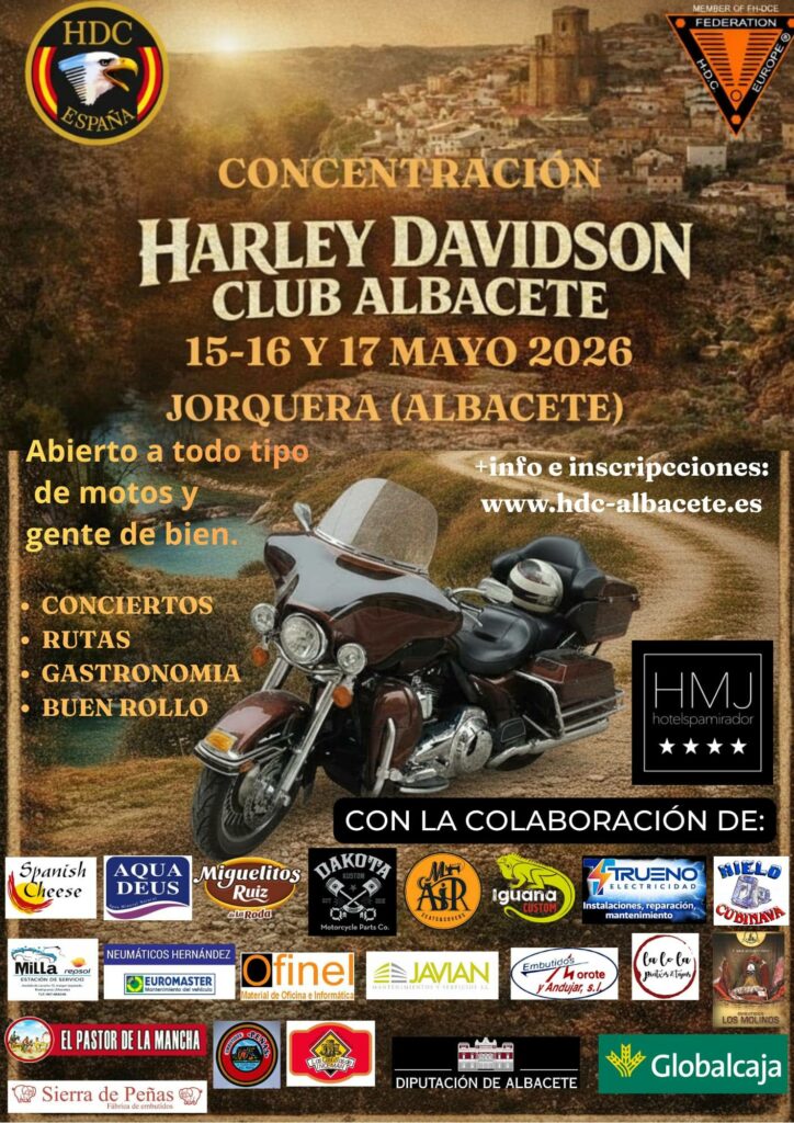 II ROCK N’RIDERS 2026 15, 16 Y 17 DE MAYO, JORQUERA, ALBACETE