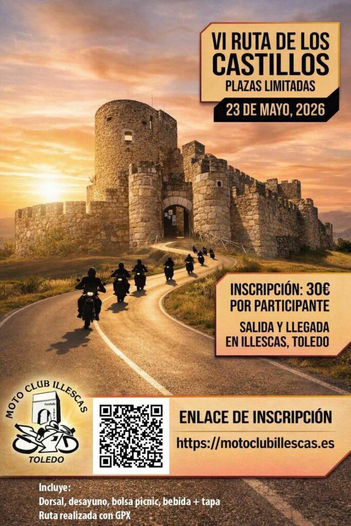 VI RUTA DE LOS CASTILLOS 23 DE MAYO 2026, ILLESCAS, TOLEDO