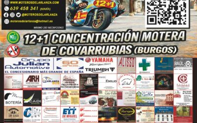 XIII CONCENTRACIÓN MOTERA COVARRUBIAS  15, 16 Y 17 DE MAYO DE 2026, COVARRUBIAS, BURGOS