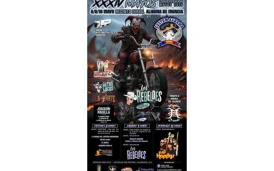 XXXIV CONCENTRACIÓN DE MOTOS CUSTOM MAYOS 8, 9 Y 10 DE MAYO 2026 ALHAMA DE MURCIA