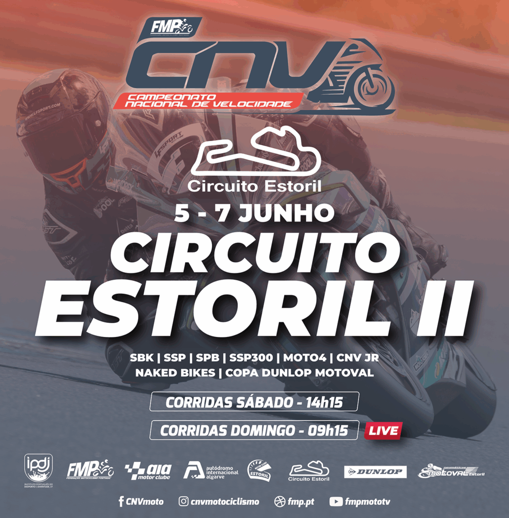 CAMPEONATO NACIONAL DE VELOCIDADE CIRCUITO DE ESTORIL 6 7 Y DE JUNHO 2026 PORTUGAL