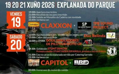 II CONCENTRACIÓN MOTERA EN TRABADA 19, 20 Y 21 DE JUNIO DE 2026 EN TRABADA, LUGO
