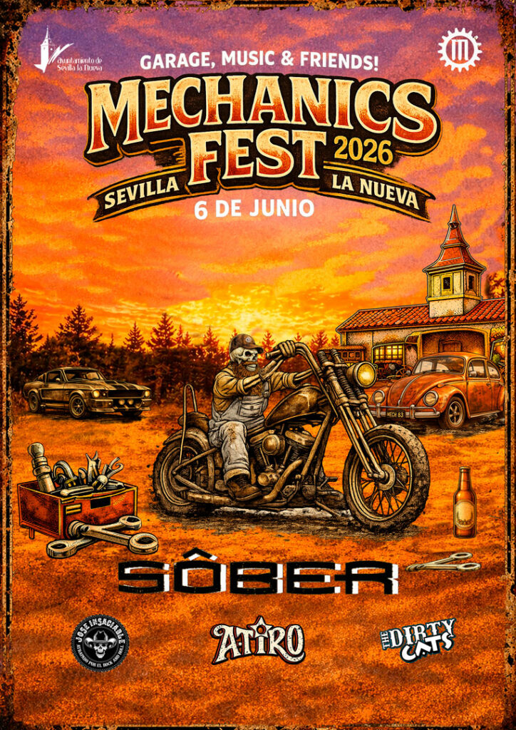 MECHANIC FEST 2026 6 DE JUNIO 2026 SEVILLA LA NUEVA, MADRID