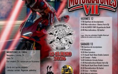 VII CONCENTRACIÓN MOTORRATONES 12 Y 13 DE JUNIO DE 2026, EN VILLORIA, SALAMANCA