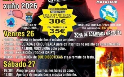 XIV CONCENTRACIÓN MOTEIRA TRASNOS DO SALNÉS 26 Y 27 DE JUNIO 2026, LA CARBALLEIRA DE RIBADUMIA, PONTEVEDRA