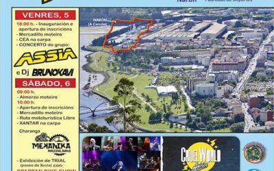 XIX CONCENTRACIÓN MOTEIRA CIDADE DE NARÓN 5, 6 Y 7 DE JUNIO 2026