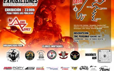 V RUTA NOCTURNA MOTEROS MOCLINEJO 1 AGOSTO 2026