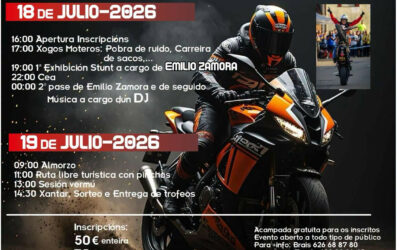 XIII CONCENTRACIÓN MOTERA DE MONTERROSO, 18 Y 19 DE JULIO 2026, MONTERROSO, LUGO