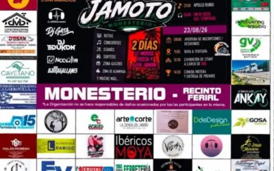 CONCENTRACIÓN MOTERA JAMOTO MONASTERIO 22 Y 23 DE AGOSTO 2026 MONASTERIO, BADAJOZ