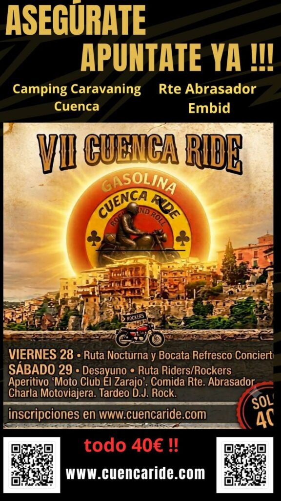 CUENCA RIDE VII  28 Y 29 DE AGOSTO 2026 CUENCA