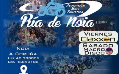 XVII CONCENTRACIÓN MOTERA RÍA DE NOIA 7, 8 Y 9 DE AGOSTO DE 2026 EN NOIA, A CORUÑA