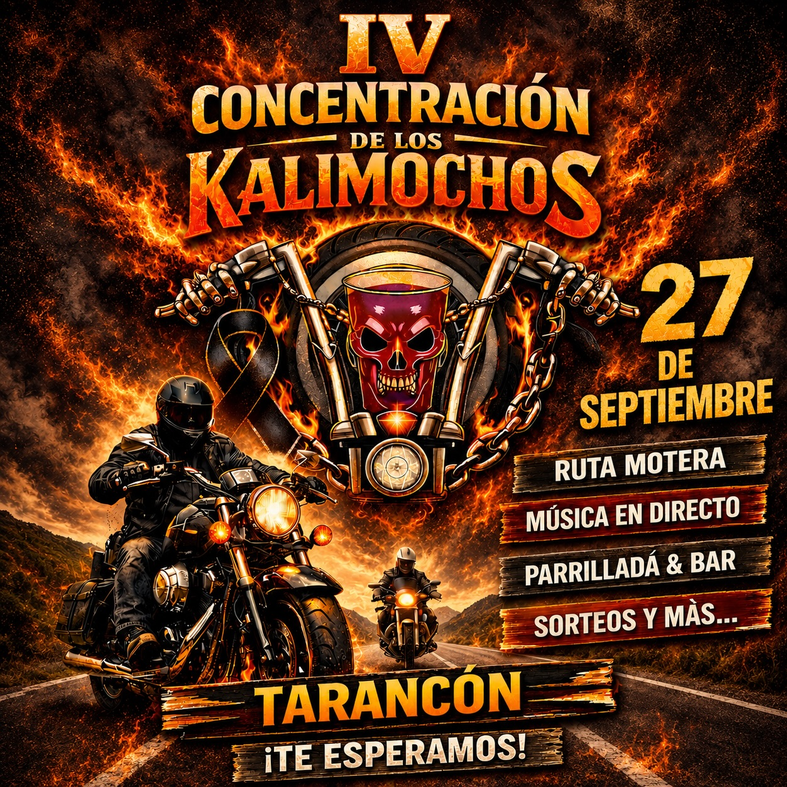 IV CONCENTRACIÓN DE LOS KALIMOCHOS 27 SEPTIEMBRE 2026 EN TARANCÓN, CUENCA