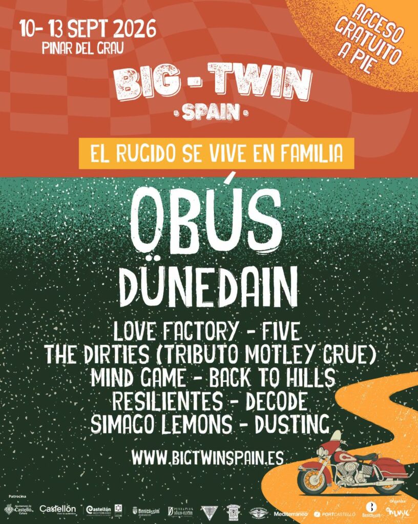 XLI CONCENTRACIÓN BIG TWIN ESPAÑA 2026 10 AL 13 DE SEPTIEMBRE DE 2026 EN EL PINAR DEL GRAU, CASTELLÓN DE LA PLANA